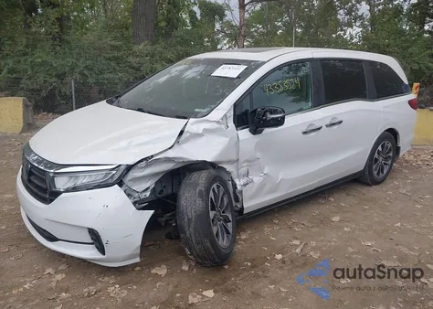 2023 Honda Odyssey Ex-L z USA, uszkodzony, nr VIN 5FNRL6H60PB077814